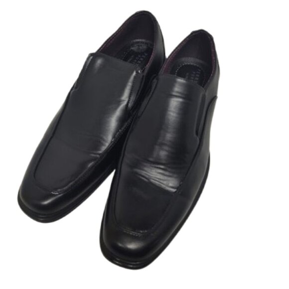Perry Ellis Portfolio Memory Foam Men's Dress Shoe Black Size 9 - Picture 1 of 13